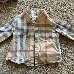 Burberry Baby 12M Button Down Shirt